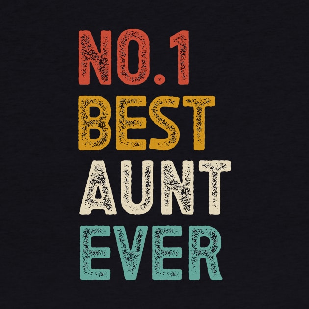 Best Aunt Ever Vintage by SalamahDesigns